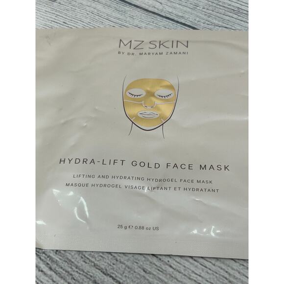 MZ Skin Lifting & Hydrating Hydrogel Hydra Lift Gold Face Mask 25g 0.88 oz - Picture 3 of 6